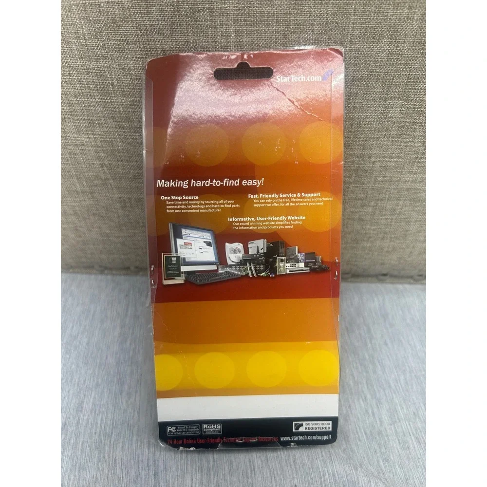 StarTech USB to Parallel DB25 Adapter Cable ICUSB1284D25 Black‎ New Sealed